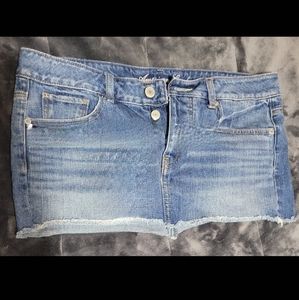 Jean Mini skirt